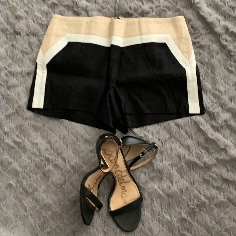 Bebe Colorblock Hot Pants